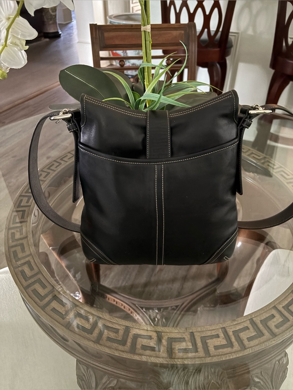 🖤🖤VINTAGE Y2K COACH SOHO BLACK LEATHER CROSSBODY/SHOULDER BAG!🖤🖤9480 - Picture 2 of 11